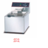 Commercial 8L Countertop Electric Deep Fryer with 1 Basket | 2.8kW Power, 220V, Ultra-Compact Stainless Steel 1-Tank Fryer for Fast Food, Fried Chicken & Small Kitchens (JDF-8L)