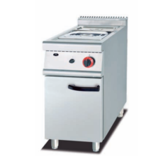Commercial Gas Fryer 1-Tank & 1-Basket with Cabinet | 28L Freestanding Deep Fryer for Fast Food, Customizable