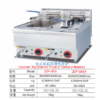 Commercial Countertop Electric Fryer | Dual 12L Tanks, 17kW/9kW 380V Deep Fryer for Fast Food, Customizable