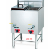 Commercial Vertical Gas 2-Tank Fryer | 14L+14L 2-Basket LPG Deep Fryer, 5.6kW (JGF-75)