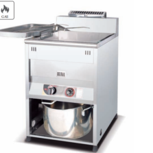 5d7c95a139f5fa54ae07a7b7c2743430 Commercial 40L High-Capacity Gas Deep Fryer with Advanced Cross-Tube Heating System | 5.6kW LPG-Powered Stainless Steel Single-Tank Fryer for Fast Food, Fried Chicken & High-Volume Restaurant Kitchens (JGF-40L)
