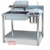 Commercial Manual Breading Table Series | Stainless Steel Fried Food Prep Station (3 Models)