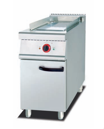Commercial Electric Griddle with Cabinet | Compact Freestanding Flat Top Grill for Breakfast Service, Customizable