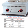 Commercial Countertop Gas Griddle | Half Flat & Half Grooved Top Grill for Breakfast Service, Customizable