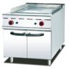 Commercial Gas Griddle with Cabinet (1/3 Grooved) | Vertical Flat Top Grill for Restaurants & Cafes, Customizable Fuel Type