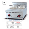 Commercial Countertop Gas Griddle | Half Flat & Half Grooved Top Grill for Breakfast Service, Customizable