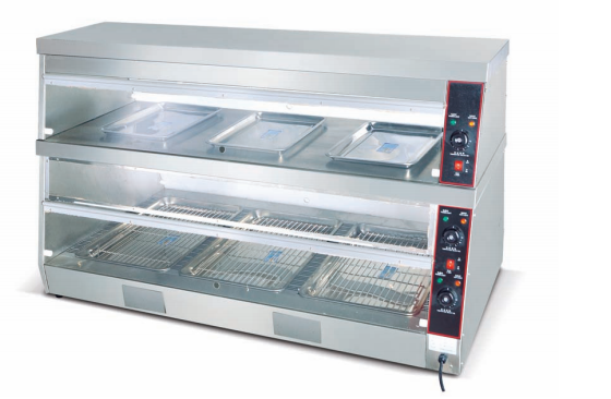 Commercial Electric Food Warmer Display Cabinet Series | 2 Compact Models (JDH-6P / JDH-8P)