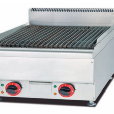 Commercial Countertop Electric Lava Rock Grill | 5.6kW 380V Charbroiler for Steaks & Burgers, Customizable