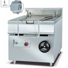 Commercial Electric Tilting Braising Pan | 60L/80L Tilting Skillet for Restaurants & Canteens, Customizable