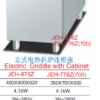Commercial Electric Griddle with Cabinet | Compact Freestanding Flat Top Grill for Breakfast Service, Customizable