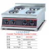 Commercial Countertop Electric 4-Plate Cooker | Compact Freestanding Range for Small Restaurants, Customizable