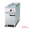 Commercial Gas Lava Rock Grill with Cabinet | Compact Freestanding Charbroiler for Steakhouses, Customizable