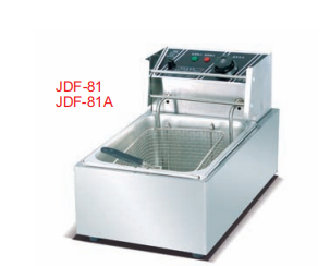 Commercial 4L Ultra-Compact Countertop Electric Deep Fryer with 1 Basket | 2kW Power, 220V, Stainless Steel 1-Tank Fryer for Fast Food, Fried Chicken & Small Kitchens (JDF-4A)