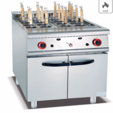 Commercial Gas Pasta Cooker with Cabinet | Vertical Noodle Boiler for Restaurants & Noodle Bars, Customizable Fuel Type