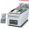 Commercial Computerized Fried Dumpling Machine | 3.2kW 220V Electric Griddle, Stainless Steel Countertop Potsticker Fryer with Digital Control for Restaurant & Breakfast Shop (JEG-11A)