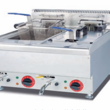 Commercial Countertop Electric Fryer | Dual 12L Tanks, 17kW/9kW 380V Deep Fryer for Fast Food, Customizable