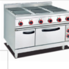 Commercial Electric Range with 6 Hot Plates & Oven - Freestanding Electric Cooker for Restaurants, Customizable
