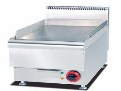 Commercial Compact Countertop Electric Flat Griddle | 2.8kW Grill for Breakfast Service, Customizable