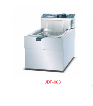 Compact Commercial Countertop Electric Fryer | 15L Deep Fryer with Single Basket, 4.5kW Power, Built-In Thermostat for Fast Food Service