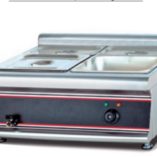 Commercial Countertop Electric Bain Marie | 4-Pan Food Warmer for Buffets & Catering, Customizable