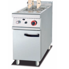 Commercial Gas Pasta Cooker with Cabinet | Freestanding Noodle Boiler for Restaurants, Customizable