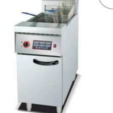 Commercial Vertical 1-Tank Electric Fryer with Timer | 30L 2-Basket Deep Fryer, 9kW/18kW (JDF-26A)
