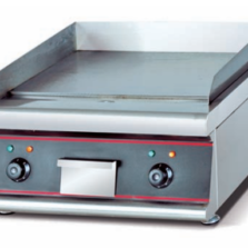 Commercial Countertop Electric Flat Griddle | Full-Surface 5.6kW Grill for Breakfast Service, Customizable