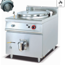 Commercial Gas Soup Kettle with Double Jacket | 100L/60L Soup Boiler for Canteens & Hotels, Customizable Fuel Type