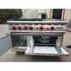 Commercial 4-Burner Gas Range, Lava Rock Grill & Oven (JGH-999A/JGH-799A)