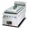 Commercial Gas Fried Dumpling Machine | 2.8kW LPG/NG Countertop Potsticker Fryer, Stainless Steel Gyoza Griddle with Lid for Restaurant & Breakfast Shop (JEG-13)