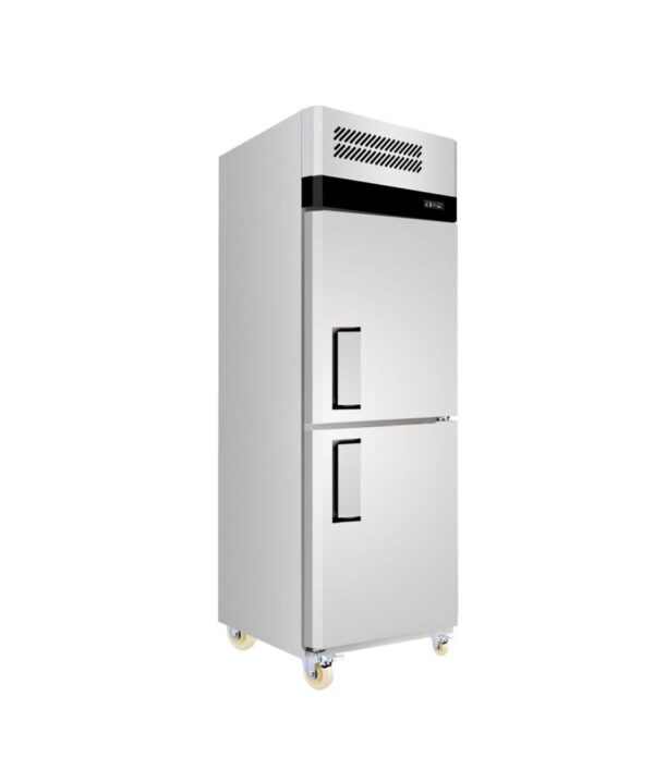 Two Door Vertical Stainless Steel Commercial Refrigerator Freezer Commercial Refrigeration Equipment for Hotel Restaurant