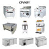 1 Stainless Steel Commercial Restaurant Kitchen Equipment Gas Electric CE Certified 2 Year Warranty Free Stand/Table Top for Hotel