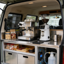 1 Camptrl Mobile Food Truck Coffee Pizza Trailers Fully Equipped Commercial Grade Stainless Steel Cafe Equipment Automatic Energy