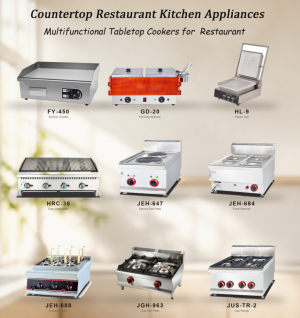 1 Commercial Desktop Gas Stove Full Range 304 Stainless Steel Griddle Grill Soup Warmer Noodle Cooker Oden Pot