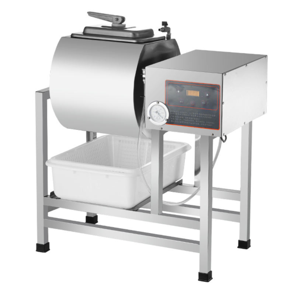 Stable Frame 20L Computer Control Motor Vacuum Meat Marinator Food Grade Stainless Steel Anti-Slip Foot Pads Commercial Use