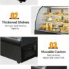 Commercial Refrigerated Cake Cabinet Air Cooler with Anti-Fog Glass and Humidity Preservation for Bakery Fruit Dessert Showcase