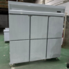Commercial Industrial Stainless Steel Upright Air Cooler Dual-zone 6 Doors Hotel Kitchen Butcher