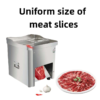 2 New 750W Electric Meat Slicer Cutter Machine Commercial Grade Stainless Steel Blade with Adjustable Thickness 2.5mm-15mm