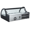 Table Top Small Gelato Ice Cream Display Freezer 6 Pans Curved Glass Commercial Counter Ice Cream Freezer Display