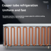 Commercial Refrigerated Workbench Refrigerator Full Stainless Steel Body Frost-Free Air Cooling Digital Temperature Control