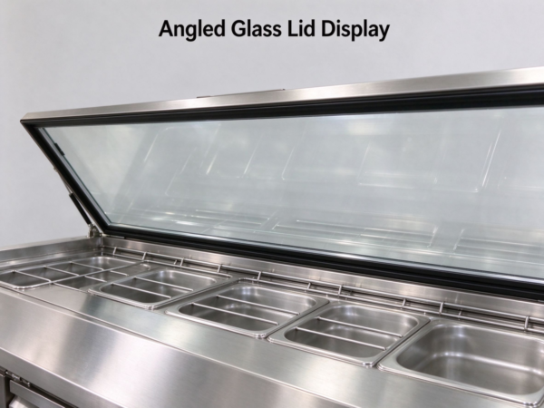 Commercial Pizza Prep Table Counter/refrigerated Sandwich Prep Table with Intelligent Temperature Control for Restaurant bar