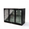 Compact Upright Beverage Display Cooler Air Cooler Glass Door Refrigerator Commercial Use Stainless Steel Hotel Restaurant