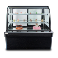 HX-90 Commercial Refrigerated Cake Cabinet Air Cooler with Anti-Fog Glass and Humidity Preservation for Bakery Fruit Dessert Showcase