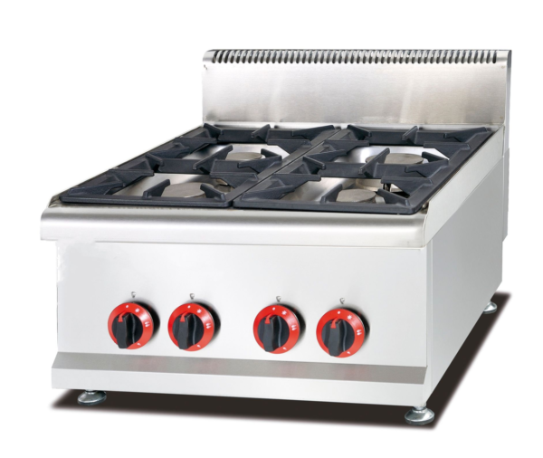 3 Commercial Desktop Gas Stove Full Range 304 Stainless Steel Griddle Grill Soup Warmer Noodle Cooker Oden Pot