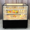 Straight Glass Commercial Refrigerated Air Cooler Cake Display Cabinet LED Lighting for Bakery Dessert Fruit Fresh Food Showcase