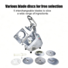Stainless Steel Multifunctional Electric Vegetable Cutter Motor Portable Commercial Kitchen Cutter for Fast Food Restaurants CE