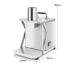 Commercial Electric Motor Stainless Steel Vegetable Dicing Machine 200W for Restaurant Catering