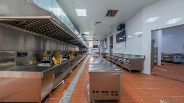 CPVKRY Large Capacity Gas Stainless Steel 201 School Canteen High Efficiency Catering Equipment for Campus Mass Meal Preparation
