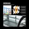Commercial Refrigerated Cake Cabinet Air Cooler with Anti-Fog Glass and Humidity Preservation for Bakery Fruit Dessert Showcase
