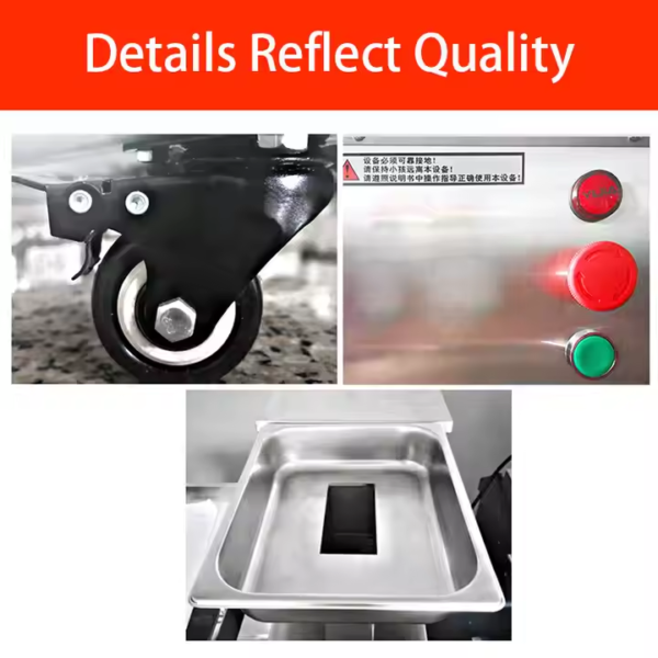 6 2025 Automatic Meat Slicer Swidden Pork Meat Skinner Slicer Commercial Meat Slicers Automatic